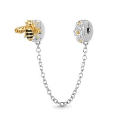 BEAD ZAWIESZKA ZABEZPIECZAJĄCA NA ŁAŃCUSZKU