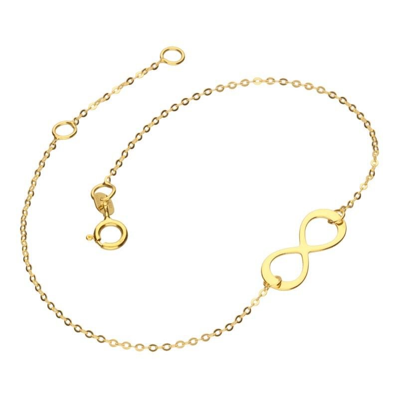 BRANSOLETA  ZŁOTO PRÓBY 333, DŁUGOŚĆ 18cm+2cm