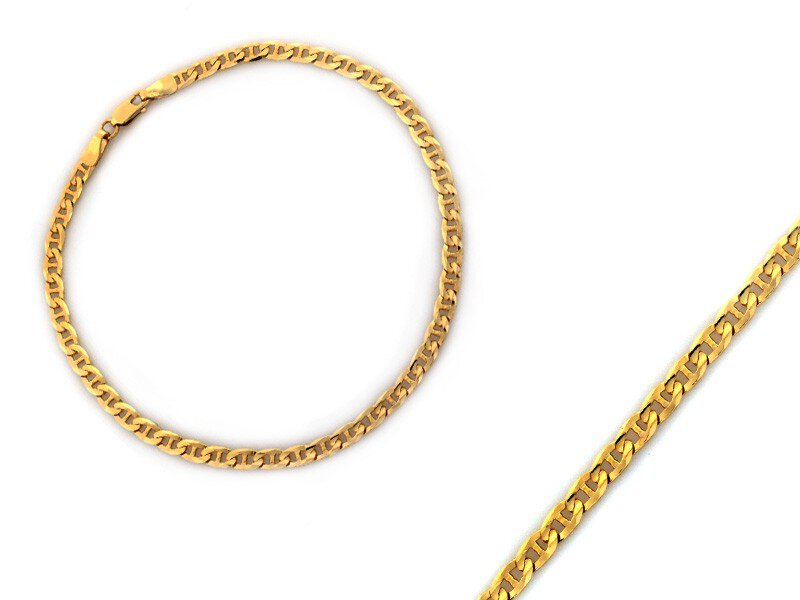 Bransoletka złota męska próba 333 Marina Gucci 3,5 mm