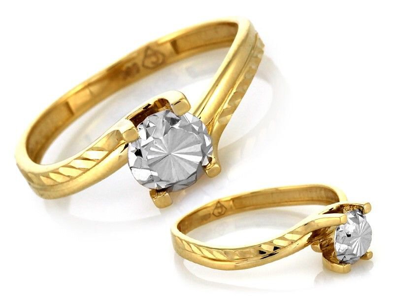 Klasyczny złoty pierścionek 585