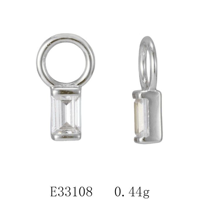 KOLCZYKI DO ZAWIESZENIA NA KOLCZYKI KOŁA RODOWANE