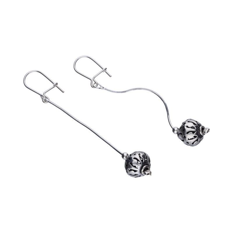 KOLCZYKI NA USZKU , DŁUGOŚĆ LINKI 6CM , SREBRO 925