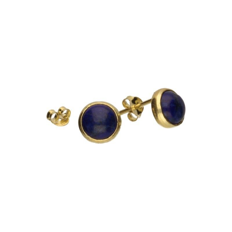 KOLCZYKI,NA SZTYFCIE Z KAMIENIAMI NATURALNYMI,LAPIS LAZULI