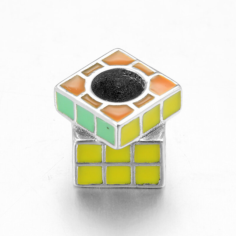 Koralik Zawieszka Beads do Pandora Srebro 925 Kostka Rubika