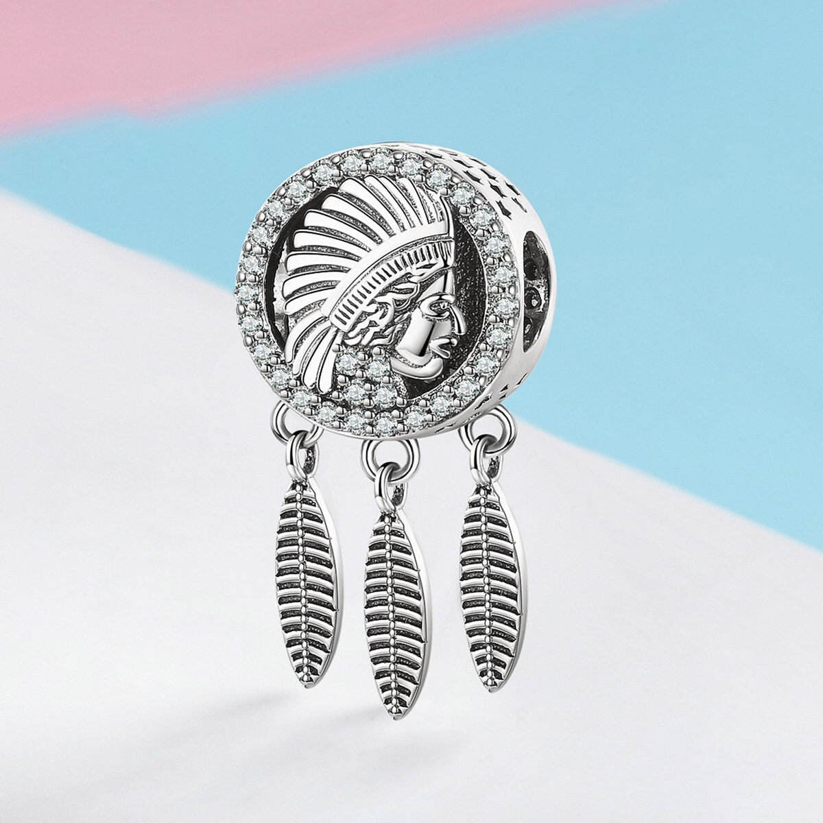 Koralik Zawieszka Beads do Pandora Srebro 925 Łapacz Snów 