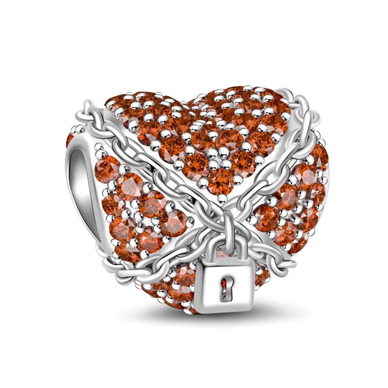 Koralik Zawieszka Beads do Pandora Srebro 925 Zamknięte Serce