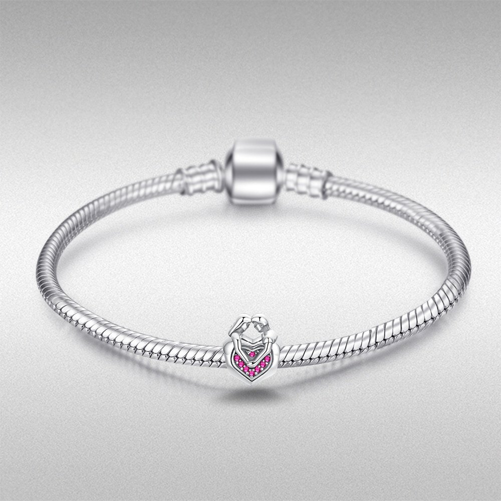 Koralik Zawieszka Beads do Pandora Srebro 925, Zakochana Para