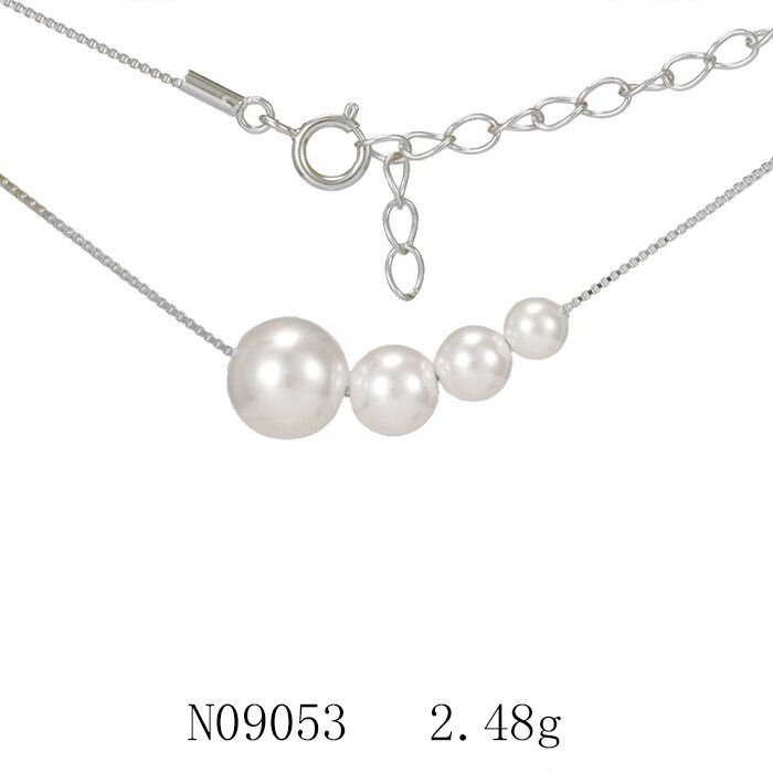 NASZYJNIK SREBRNY 925, RODOWANY, WENECJANA,PEREŁKI