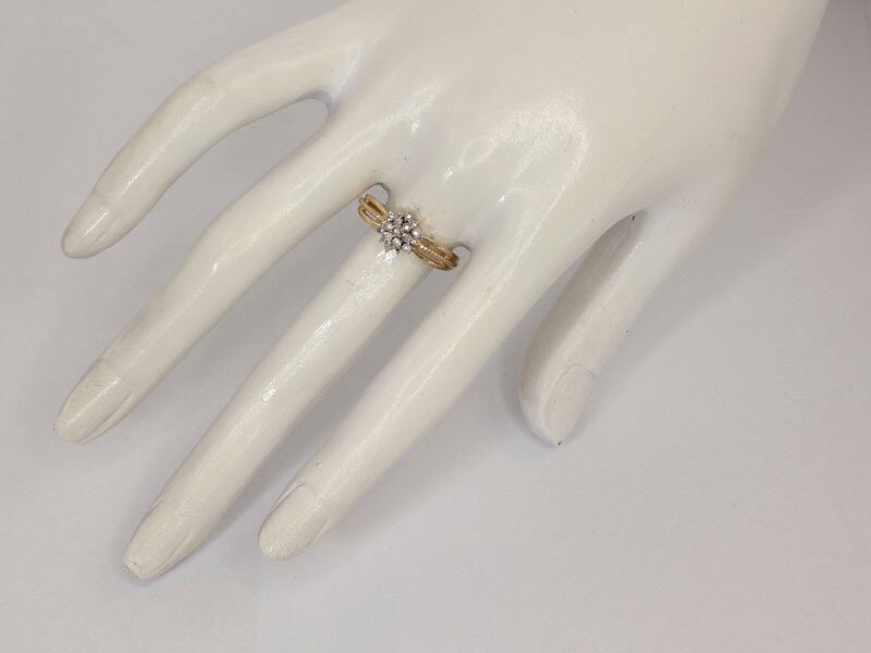 ZŁOTY PIERŚCIONEK 585 BRYLANT 0.040ct - SI/H