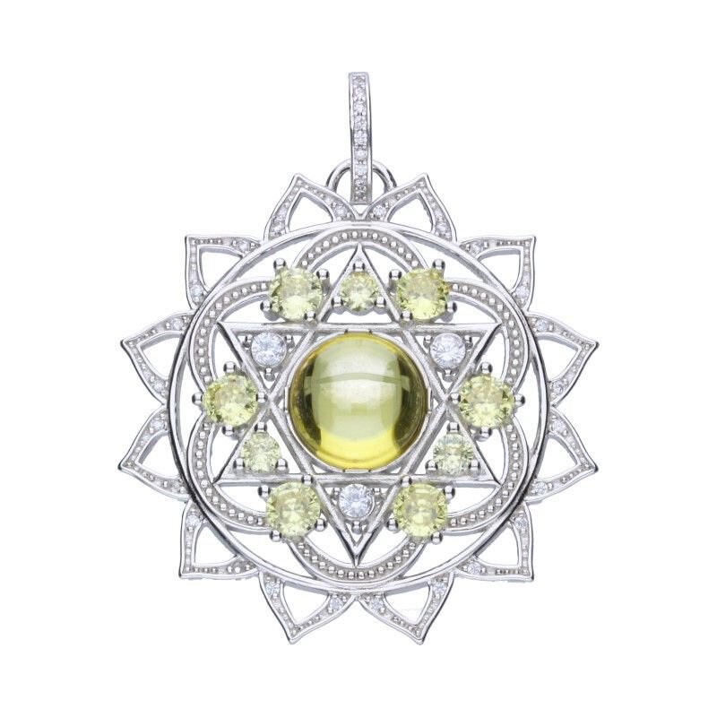 ZAWIESZKA SREBRO 925 AMULET, SYMBOL HARMONIA  