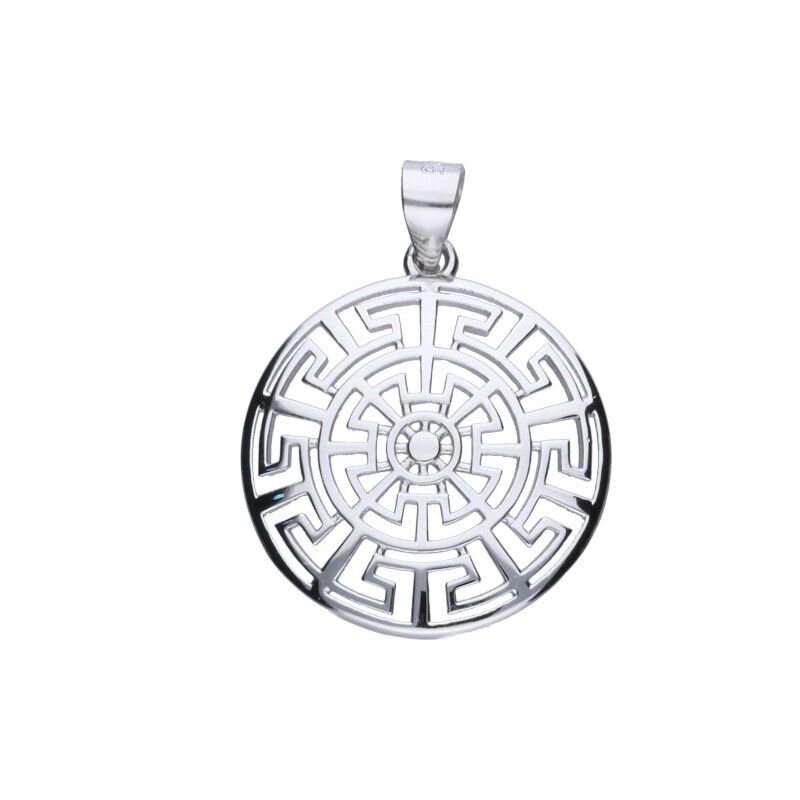 ZAWIESZKA AŻUROWA, SREBRO PRÓBY 925,MEANDER GRECKI