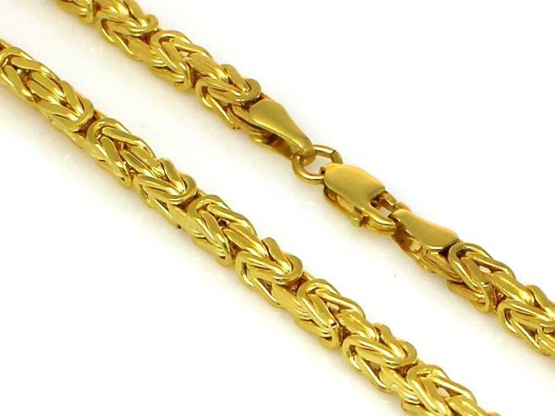 Zloty Łańcuszek pr 585 Splot Królewski Byzantine 5,7 mm
