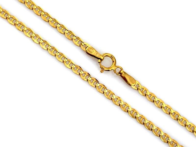 ZŁOTY ŁAŃCUSZEK PRÓBA 333 GUCCI MARINA Męski 2,3mm