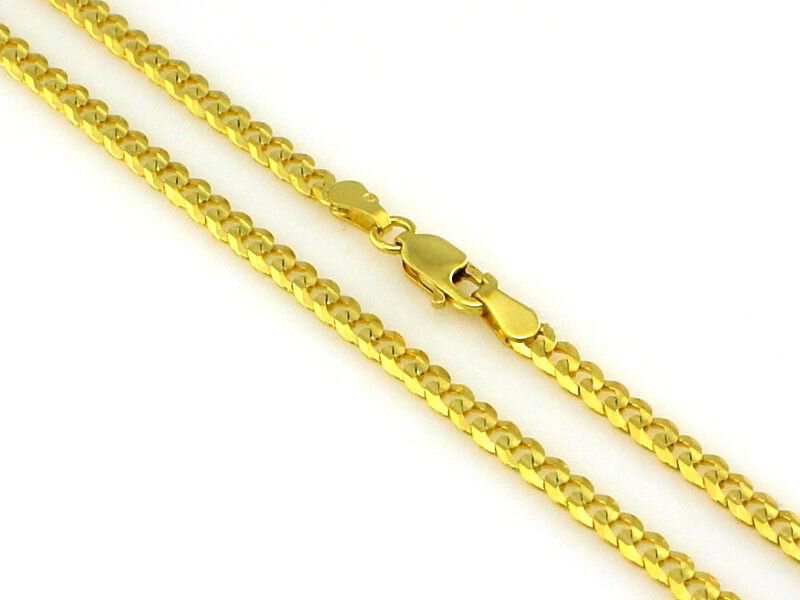 ZŁOTY ŁAŃCUSZEK PRÓBA 585, PANCERKA MĘSKI 3,0mm
