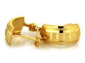 Kolczyki Złoto pr 585 ANGIELSKIE Zapięcie / Przypinki z eleganckim wzorem