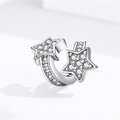 Koralik Zawieszka Beads do Pandora Srebro 925 Dwie Gwiazdki z Cyrkoniami 