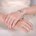 Koralik Zawieszka Beads do Pandora Srebro 925, Zakochana Para