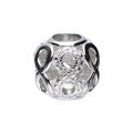 Koralik Zawieszka Beads Srebro 925 Infinity Biała Cyrkonia