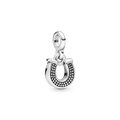 Koralik Zawieszka Little Beads do Pandora Srebro 925 Podkowa z Cyrkoniami 