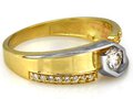 Niezwykły złoty pierścionek 585