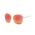 Okulary przeciwsłoneczne z filtrem UV400 Glam Square Czerwone