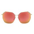 Okulary przeciwsłoneczne z filtrem UV400 Glam Square Czerwone