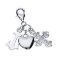 CHARMS do Pandora SREBRO 925 Wiara Nadzieja Miłość 