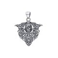 ZAWIESZKA AŻUROWA, SREBRO PRÓBY 925 OKSYDOWANE,WIKING