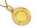 Medalik Złoto pr 585 Wzór Grecki Matka Boska 