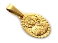 Medalik złoto pr 585 Owalny Matka Boska z Dzieciątkiem