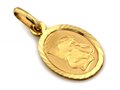 Medalik Złoto próba 375 Aniołek Owalny