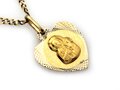 Zawieszka medalik złoto 333 diamentowane Matka Boska w Sercu 