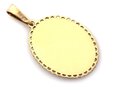 Złoty medalik z wizerunkiem Matki Bożej 585