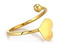 Złoty pierścionek próby 333 miłość
