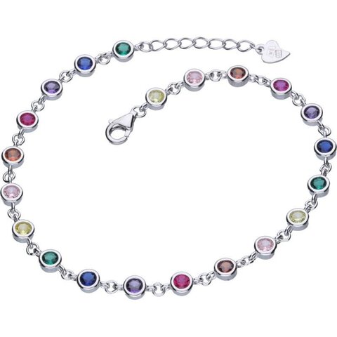 BRANSOLETA SREBRO PRÓBY 925 RODOWANA