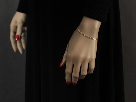 Bransoletka złota męska próba 333 Marina Gucci 3,5 mm