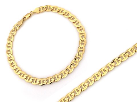 Bransoletka złota próba 585 łańcuszkowa Gucci Marina 5.2 mm 