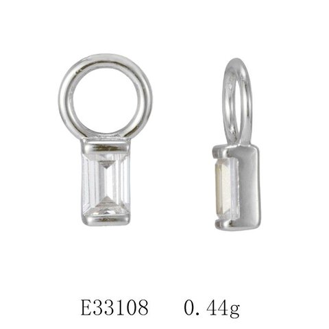 KOLCZYKI DO ZAWIESZENIA NA KOLCZYKI KOŁA RODOWANE