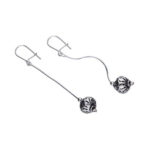 KOLCZYKI NA USZKU , DŁUGOŚĆ LINKI 6CM , SREBRO 925