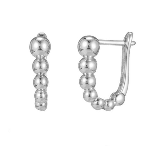 KOLCZYKI  SREBRNE 925, RODOWANE , ZAPIĘCIE ANGIELSKIE