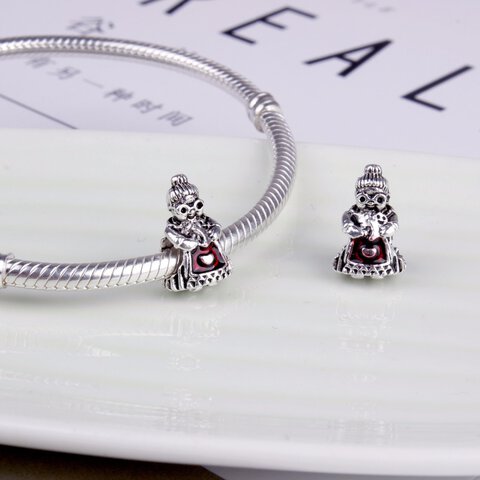 Koralik Zawieszka Beads do Pandora Srebro 925 Kochana Babcia 