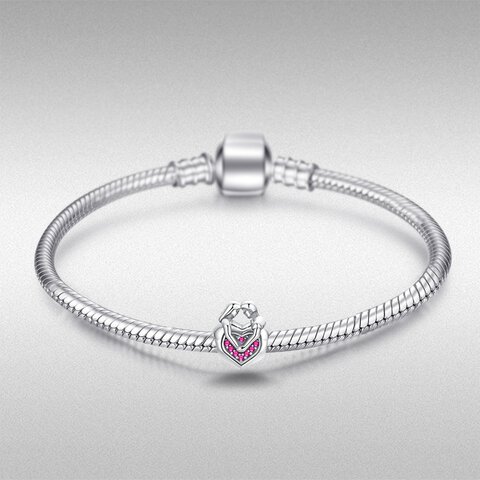 Koralik Zawieszka Beads do Pandora Srebro 925, Zakochana Para