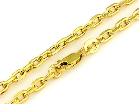 Łańcuszek złoty próba 585 Ankier 3.3 mm 