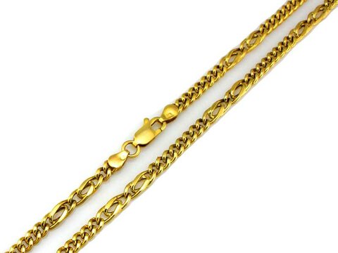 ZŁOTY ŁAŃCUSZEK PRÓBA 585 ELEGANCKI 4,0 MM