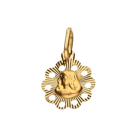 Medalik Złoto pr 585 Ażurowy Matka Boska 