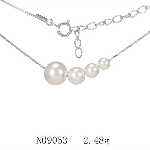 NASZYJNIK SREBRNY 925, RODOWANY, WENECJANA,PEREŁKI