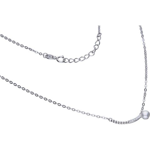 NASZYJNIK NA ŁAŃCUSZKU O SPLOCIE TYPU ANKIER,SREBRO PRÓBY 925,RODOWANE