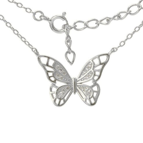 NASZYJNIK SREBRNY 925, RODOWANY