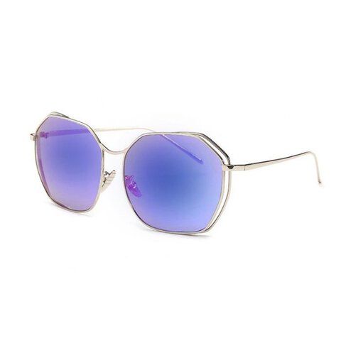 Okulary przeciwsłoneczne z filtrem UV400 Glam Square Niebieskie
