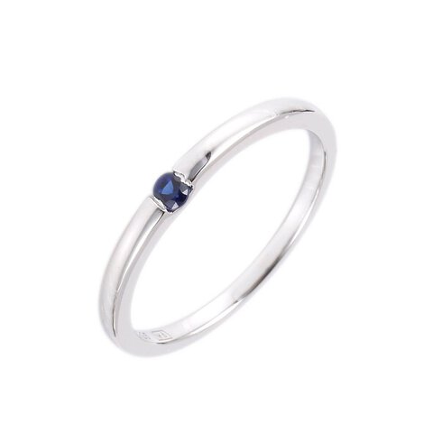 PIERŚCIONEK Z SZAFIRAMI LABOLATORYJNYMI NATURALNYM